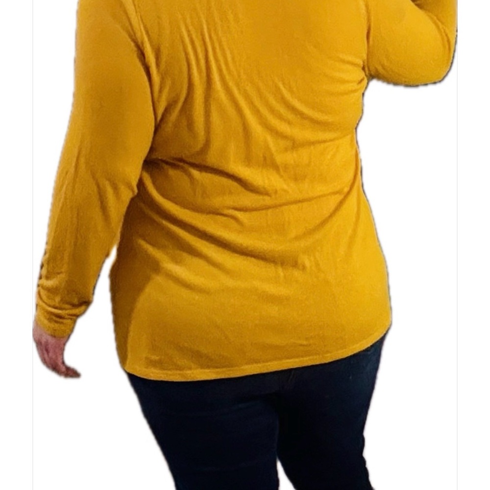 Vibrant Yellow Open Front Cardigan - Picture 3 of 6